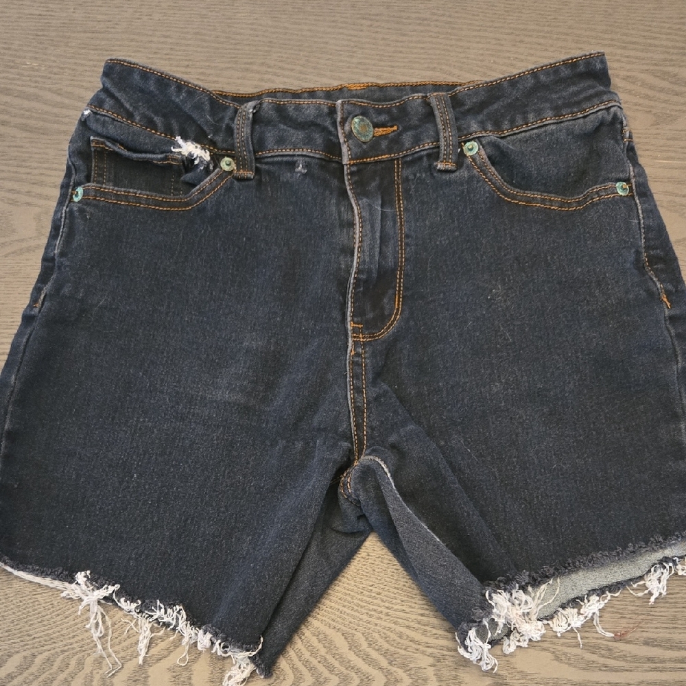 No Boundaries Dark Blue Jean Shorts